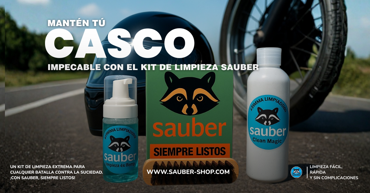 limpia tu casco con sauber 3